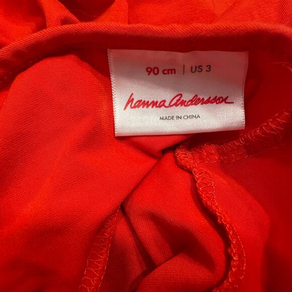 Hanna Andersson Tangy Red Skater Dress - Picture 6 of 7